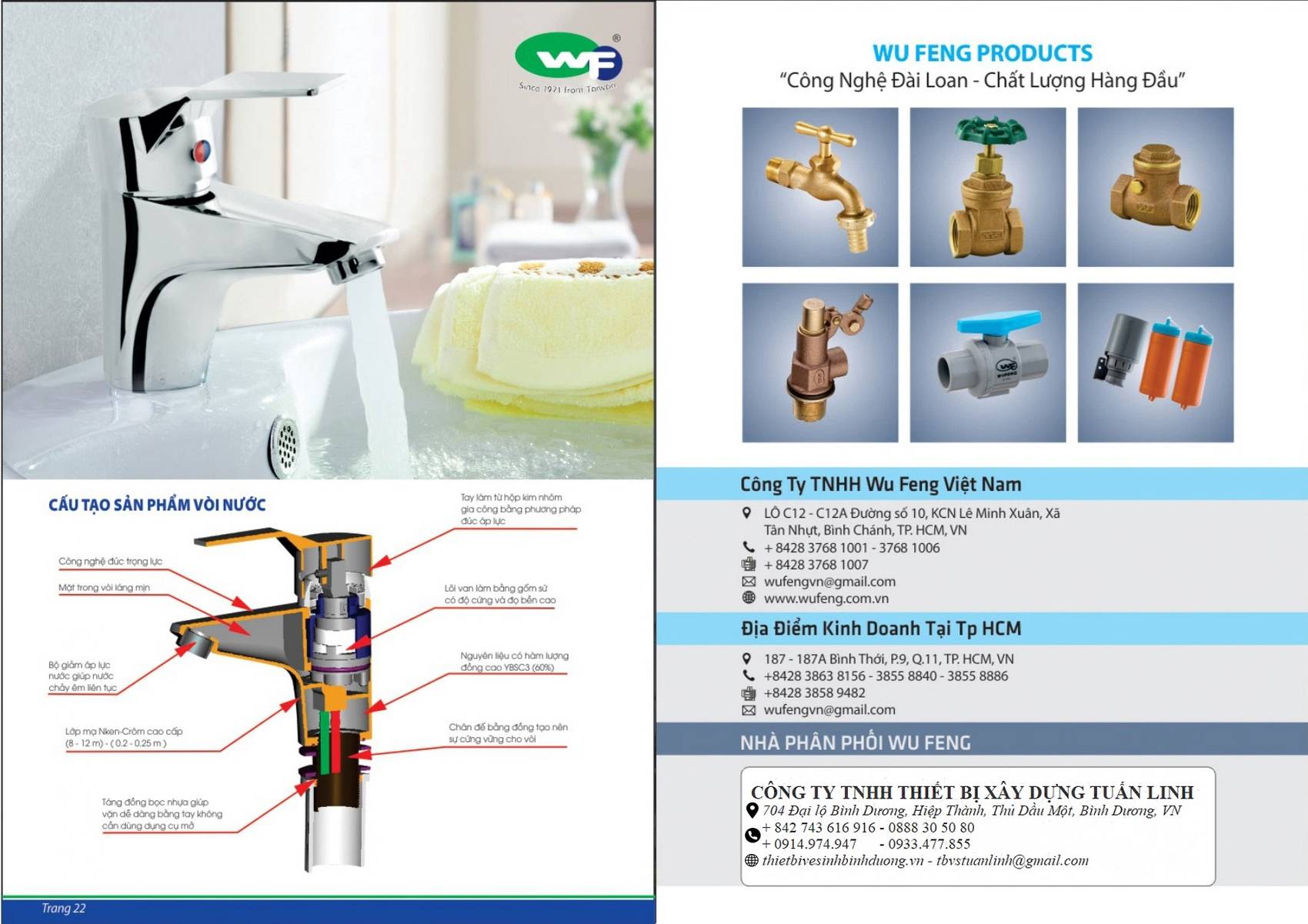 Bảng giá sen vòi WUFENG mới nhất 2024 /Page 12